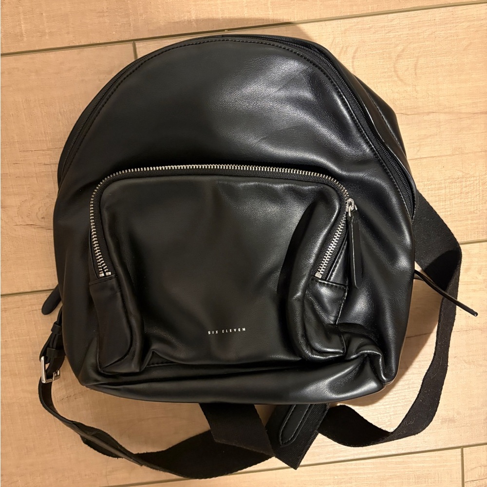 Aritzia - Six Eleven Leather Backpack